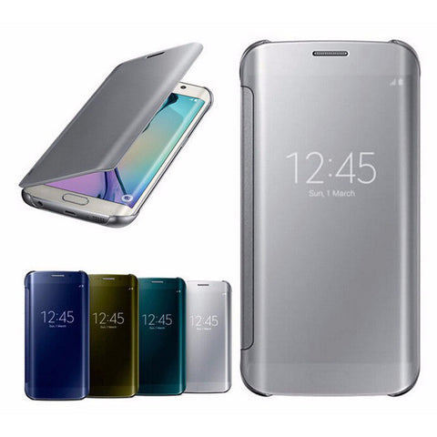 Clear View Flip Case For Samsung