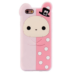 Cute 3D Cartoon Silicon Case For iPhone