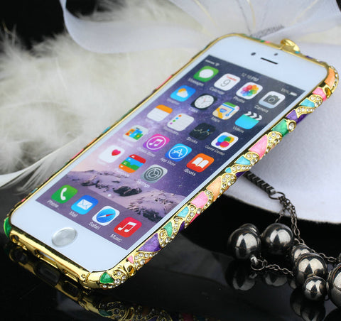 Crystal Frame Bumper For iPhone