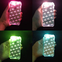 LED Sense Flash Up Glitter Case