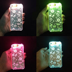 LED Sense Flash Up Glitter Case