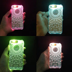 LED Sense Flash Up Glitter Case