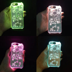 LED Sense Flash Up Glitter Case