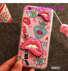 Sexy Red Lip Phone Case For iPhone