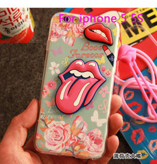 Sexy Red Lip Phone Case For iPhone