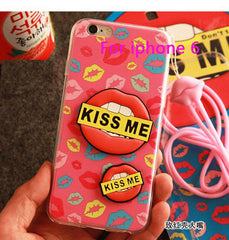 Sexy Red Lip Phone Case For iPhone