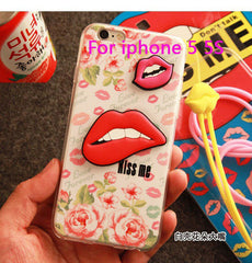 Sexy Red Lip Phone Case For iPhone