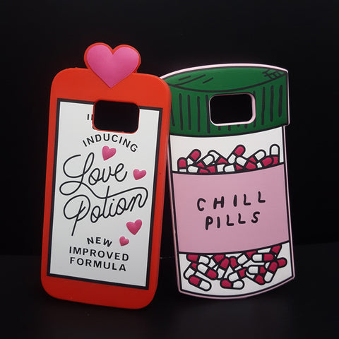 3D Love Potion Chill Pills Bottle Case