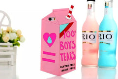 3D Cute Milk Box Soft Silicone Case