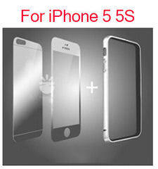 Bumper Case Tempered Glass film For iPhone