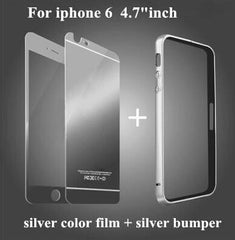 Bumper Case Tempered Glass film For iPhone