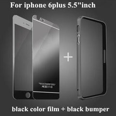 Bumper Case Tempered Glass film For iPhone