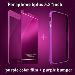 Bumper Case Tempered Glass film For iPhone